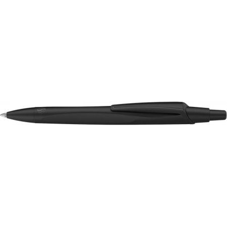Guľôčkové pero, 0,5 mm, SCHNEIDER "Reco M", čierna, s náplňou 0,5 mm,"Eco 725 M", modrá