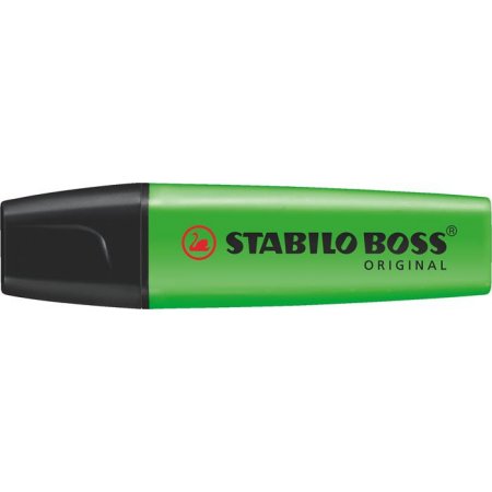 Zvýrazňovač, 2-5 mm, STABILO "BOSS original", zelený