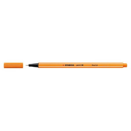 Liner, 0,4 mm, STABILO "Point 88", oranžový