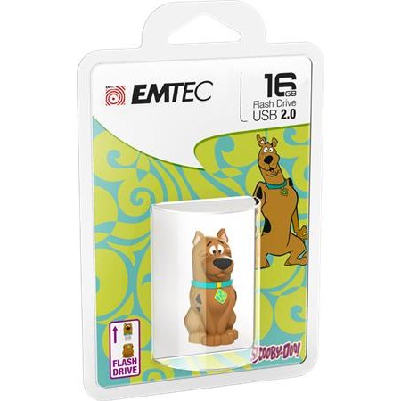 USB kľúč, 16GB, USB 2.0, EMTEC "Scooby Doo"