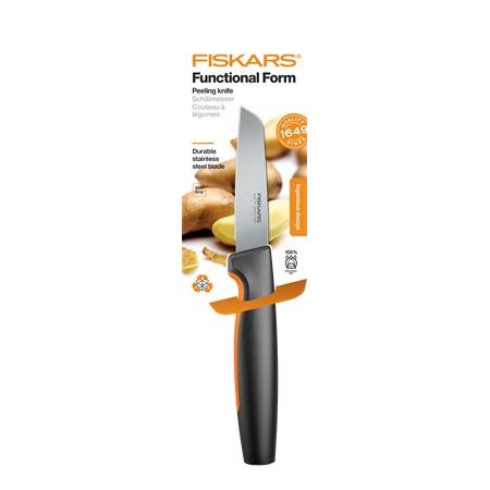 Lúpací nôž s rovnou čepeľou, 8 cm, FISKARS "Functional Form"