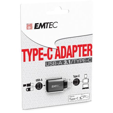 Adaptér, USB 3.1 - USB-C, EMTEC "T600"