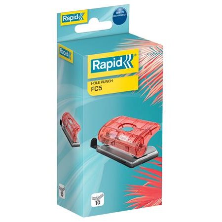 Dierovačka, mini, 10 listov, RAPID "Colour`Breeze", koralová