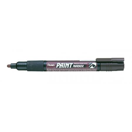 Lakový popisovač, 2 mm, kužeľový hrot, PENTEL "MMP20", hnedá