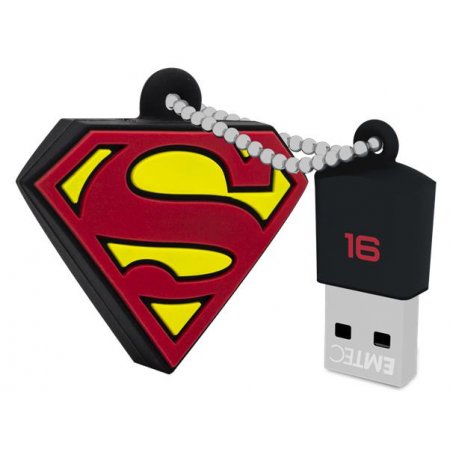 USB kľúč, 16GB, USB 2.0, EMTEC "DC Superman"