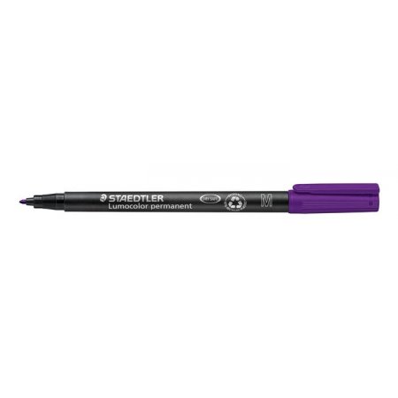 Permanentný popisovač, OHP, 1 mm, STAEDTLER "Lumocolor® 317 M", fialová