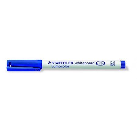 Popisovač na tabule, 1 mm, M, kužeľový, STAEDTLER "Lumocolor 301", modrý