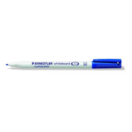 Popisovač na tabule, 1 mm, M, kužeľový, STAEDTLER "Lumocolor 301", modrý