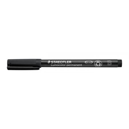 Permanentný popisovač, OHP, 1-2,5 mm, STAEDTLER "Lumocolor® 314 B",  čierna