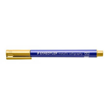 Kaligrafický popisovač, STAEDTLER "8325", kovovo zlatý