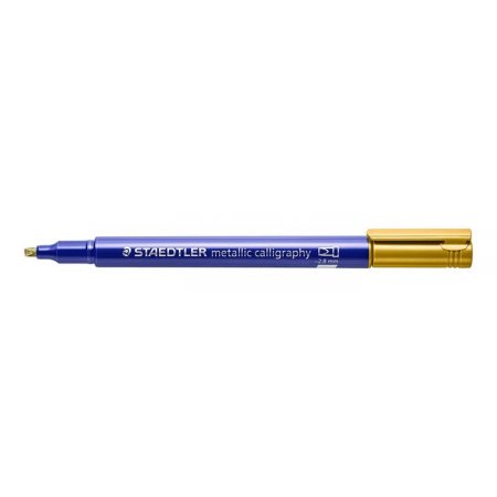 Kaligrafický popisovač, STAEDTLER "8325", kovovo zlatý