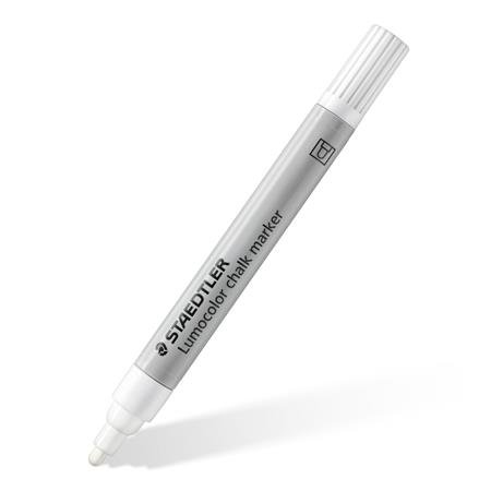 Kriedový popisovač, sada, 2,4 mm, kužeľový hrot, STAEDTLER "Lumocolor® 344", 8 rôznych farieb