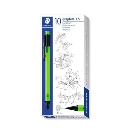 Mikroceruzka, 0,5 mm, STAEDTLER "Graphite 777", zelená