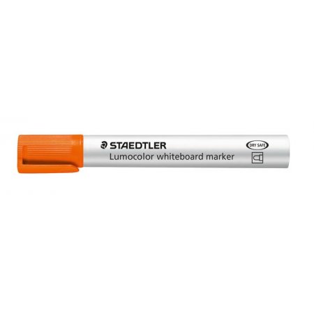 Popisovač na tabule, 2 mm, kužeľový hrot, STAEDTLER "Lumocolor 351", oranžový