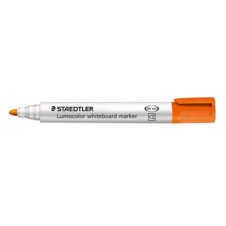 Popisovač na tabule, 2 mm, kužeľový hrot, STAEDTLER "Lumocolor 351", oranžový