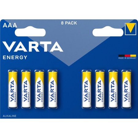 Batéria, AAA mikro, 8 ks, VARTA "Energy"