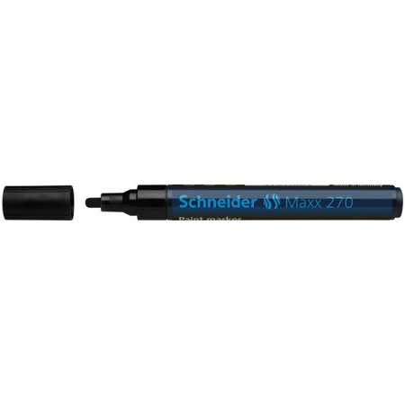 Lakový popisovač, 1-3 mm, SCHNEIDER "Maxx 270", čierny