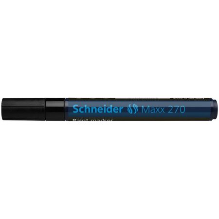 Lakový popisovač, 1-3 mm, SCHNEIDER "Maxx 270", čierny