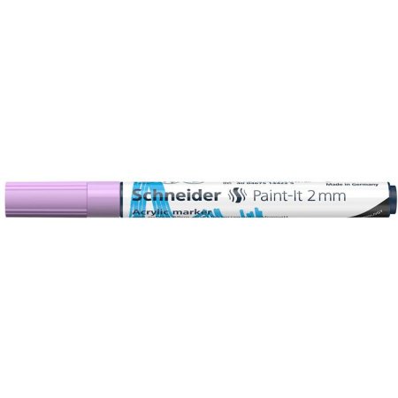 Akrylový popisovač, 2 mm, SCHNEIDER "Paint-It 310", pastelovo fialový