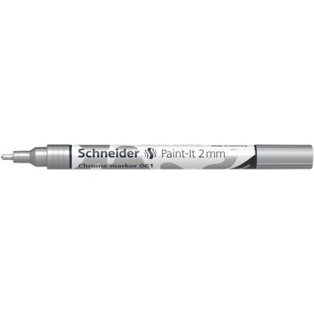 Popisovač, chrómový, 2 mm, SCHNEIDER "Paint-It 061"