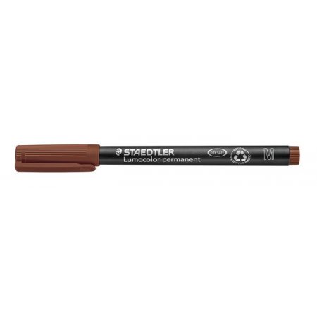 Permanentný popisovač, OHP, 1 mm, STAEDTLER "Lumocolor® 317 M", hnedá