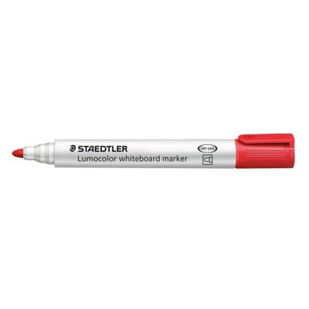 Popisovač na tabule, 2 mm, kužeľový hrot, STAEDTLER "Lumocolor 351", červený