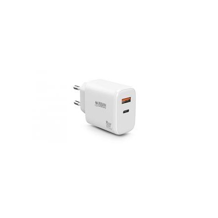 Sieťová nabíjačka, 1xUSB-A (12W), 1xUSB-C (45W), URBAN FACTORY