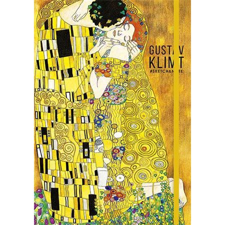 Skicovací zošit, bodkovaný, A5, 80 listov, tvrdá obálka, SHKOLYARYK, "Klimt&Van Gogh", mix