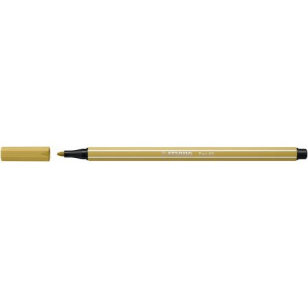 Popisovač, 1 mm, STABILO "Pen 68", khaki