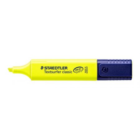 Zvýrazňovač, 1-5 mm, STAEDTLER "Textsurfer Classic 364", žltý