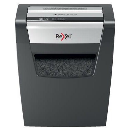 Skartovací stroj, konfety, 10 listov, REXEL, "Momentum X410"