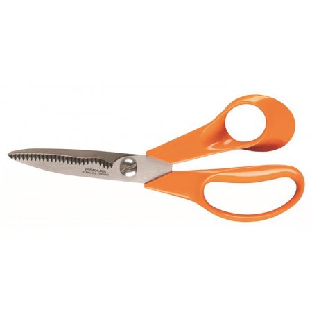 Nožnice, kuchynské, 18 cm, FISKARS "Classic", oranžová