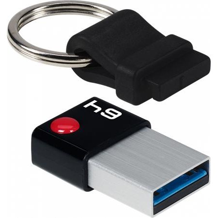 USB kľúč, 64GB, USB 3.2, EMTEC "T100 Nano Ring"