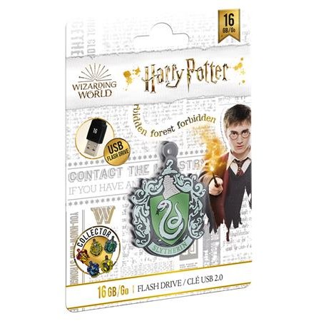 USB kľúč, 16GB, USB 2.0, EMTEC "Harry Potter Slytherin"