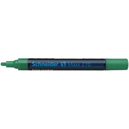 Lakový popisovač, 1-3 mm, SCHNEIDER "Maxx 270", zelený