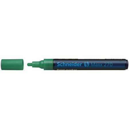 Lakový popisovač, 1-3 mm, SCHNEIDER "Maxx 270", zelený