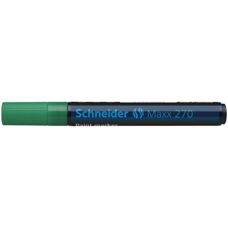 Lakový popisovač, 1-3 mm, SCHNEIDER "Maxx 270", zelený