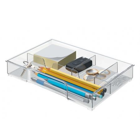 Odkladač-organizér, k zásuvkovému boxu Leitz "Plus/Wow/Cube", LEITZ, preihľadný