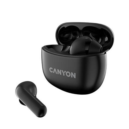 Slúchadlá, TWS bezdrôtové, Bluetooth 5.3, CANYON "TWS-5", čierna