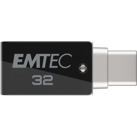 USB kľúč, 32 GB, USB 3.2, vstup USB-A / výstup USB-C, EMTEC „T260C Dual“