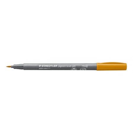 Fixka v tvare štetca, sada, STAEDTLER "Pigment brush 371", 24 rôznych farieb