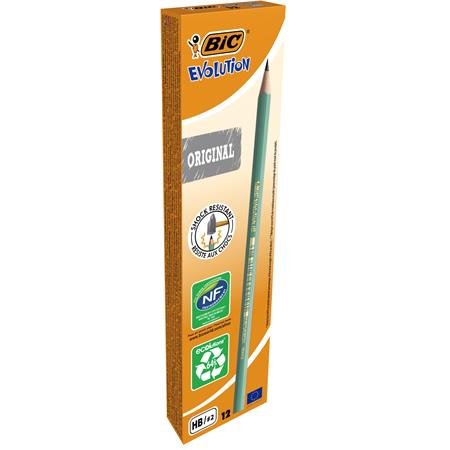 Grafitová ceruzka, HB, šesťhranný tvar, BIC "Evolution Original"