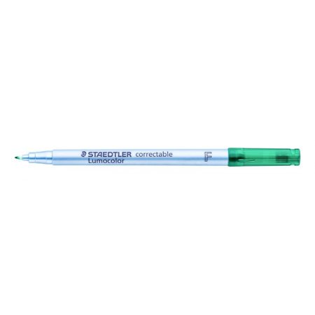 Nepermanentný popisovač, OHP, 0,6 mm, STAEDTLER "Lumocolor® 305 F", zelená