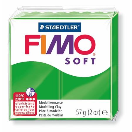 Modelovacia hmota, 57 g, polymérová, FIMO "Soft", tropická zelená