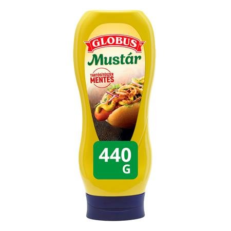 Horčica, 440 g, GLOBUS