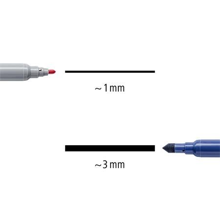 Fixky, sada, 1/3 mm, obojstranné, STAEDTLER® "3280", 20 rôznych farieb