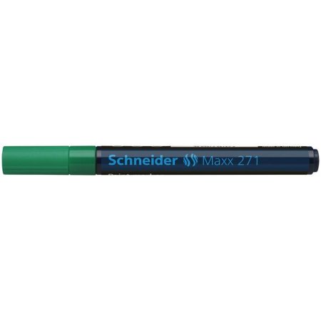 Lakový popisovač, 1-2 mm, SCHNEIDER "Maxx 271", zelený