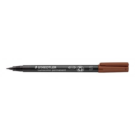 Permanentný popisovač, OHP, 0,4 mm, STAEDTLER "Lumocolor® 313 S", hnedá