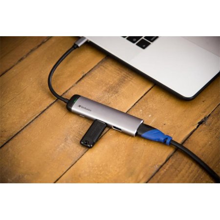 USB HUB, USB-C/USB 3.0/HDMI, VERBATIM