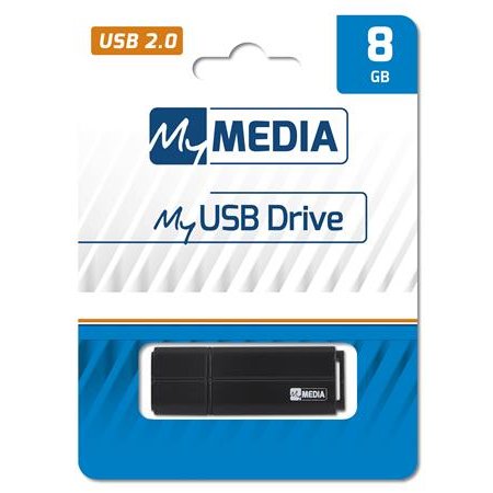 Pendrive, 8GB, USB 2.0, MYMEDIA